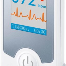 Beurer Cardio Companion EKG Monitor - 3-Lead Portable ECG Machine, Detects Irregular Heart Rhythms, Fast Results in 30 Seconds, Bluetooth with App, Rechargeable Battery, FSA/HSA Eligible, ME75